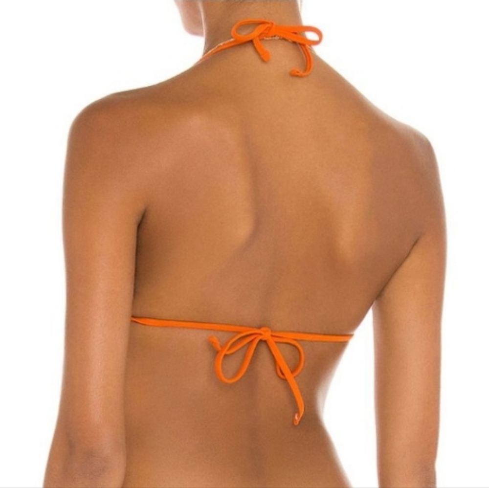 Tropic of C, Victoria's Secret, Orange Praia Bikini Top Only, Size XS, Celebrity - Picture 2 of 6
